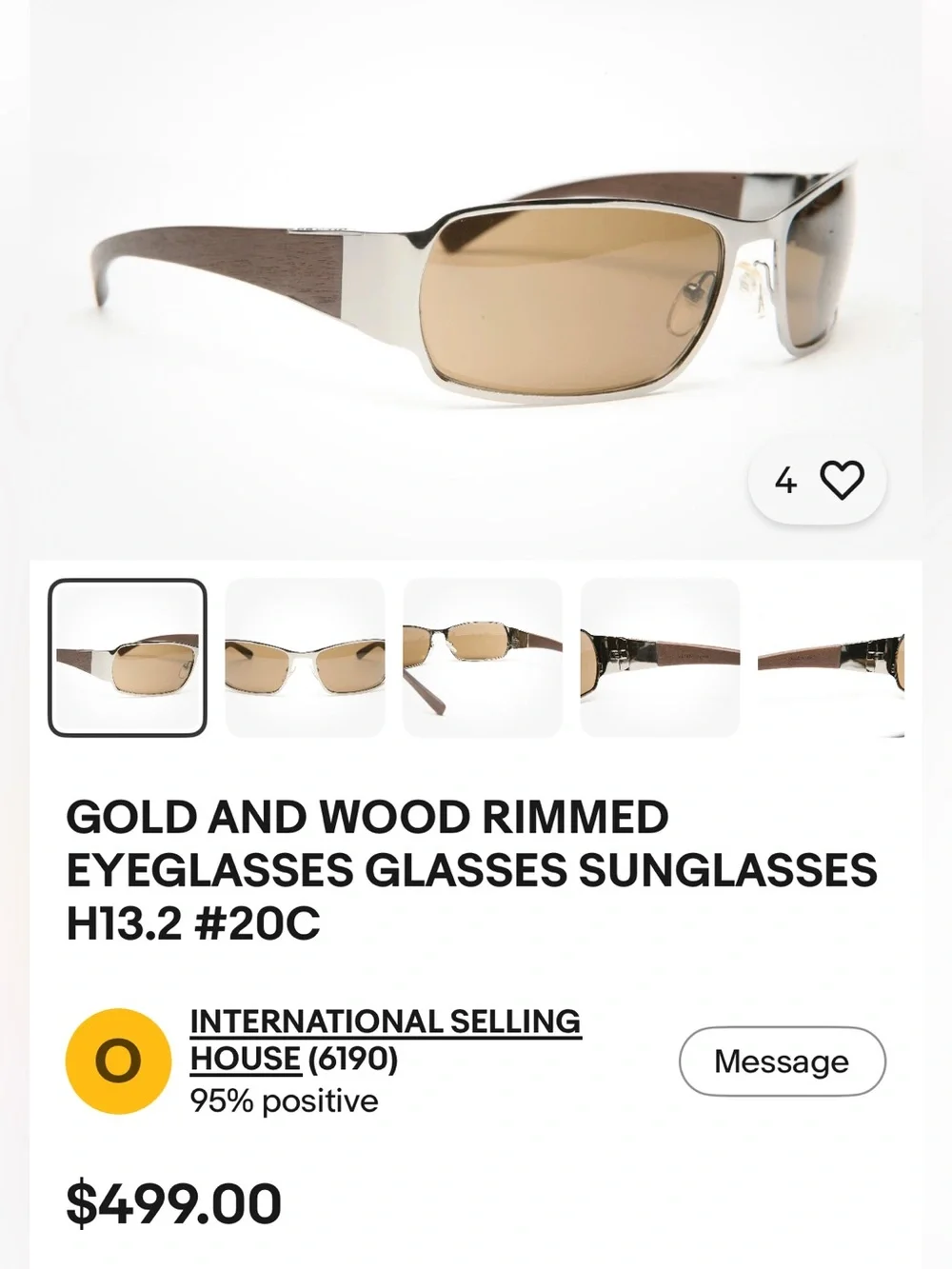Gold & Wood Paris Sunglasses